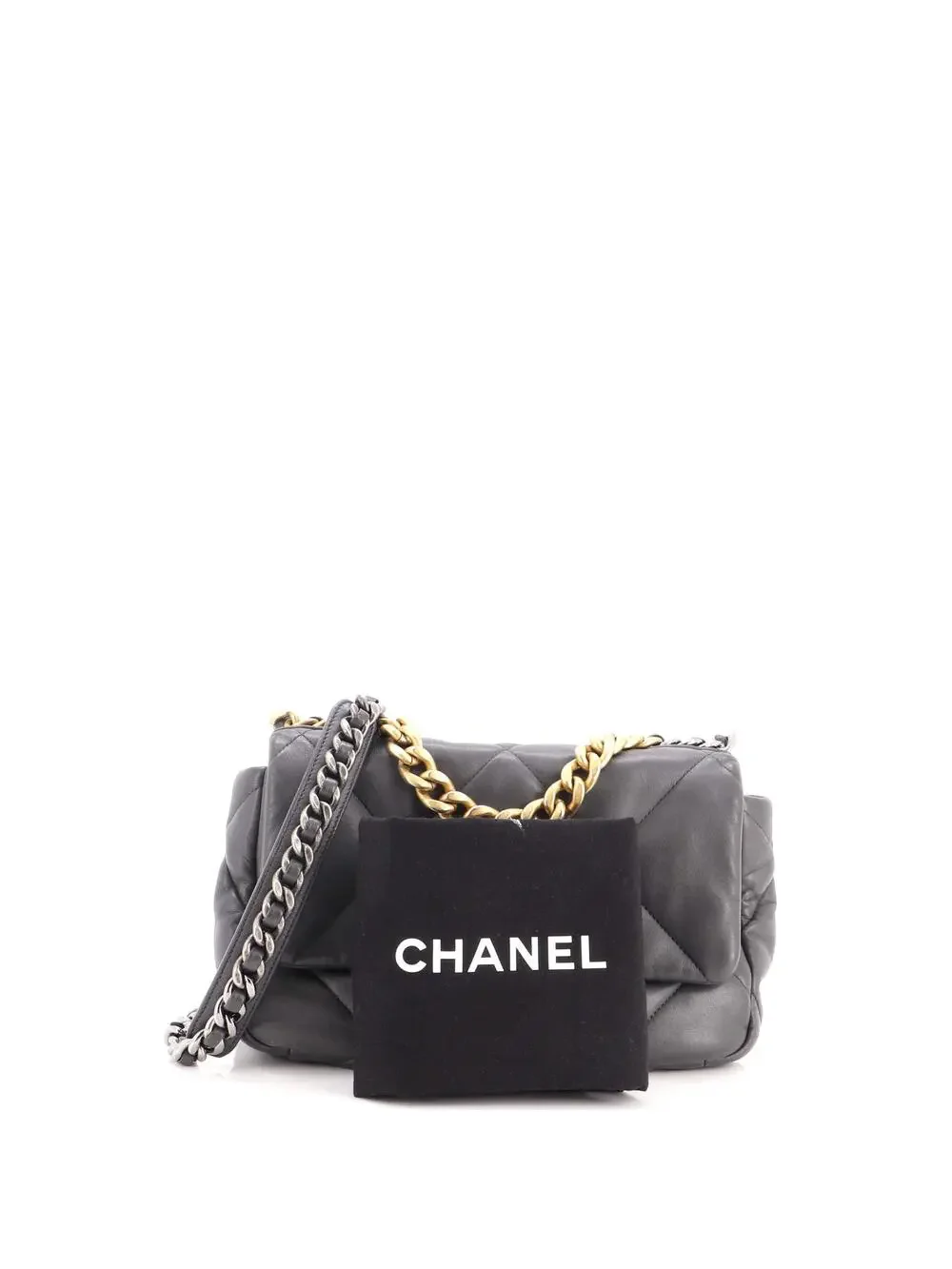 Chanel 19 Flap Bag Quilted Stitched #299195C45B